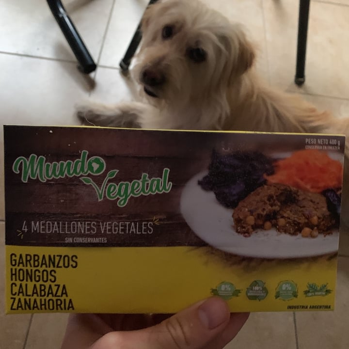 photo of Mundo Vegetal Hamburguesa De Garbanzos Hongos Quinoa Y Calabaza shared by @foodfigthers on  26 Sep 2020 - review