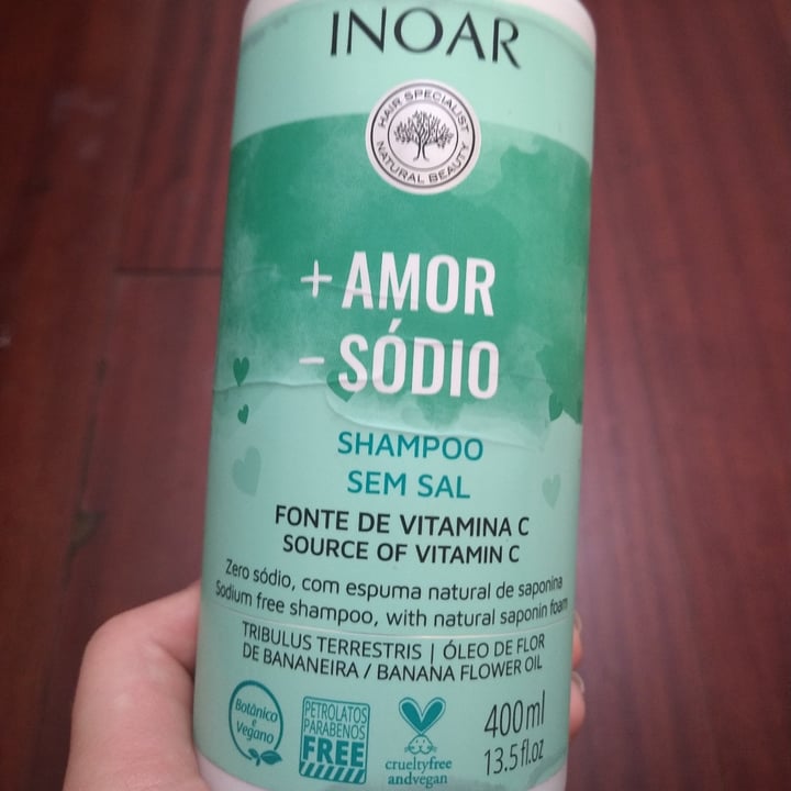 review photo of Inoar + Amor - Sódio Shampoo shared by @anaclaraf on 02 May 2022 - review