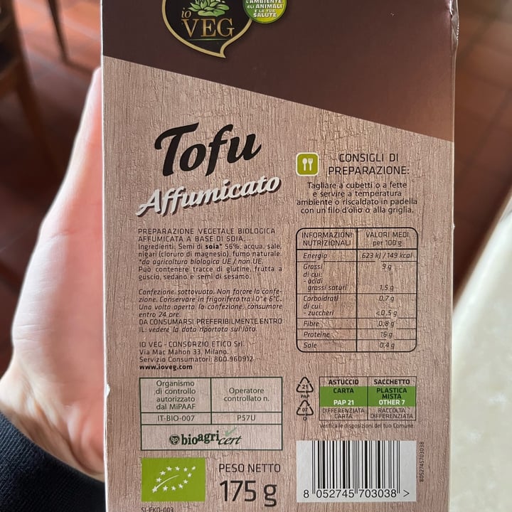 photo of ioVEG Tofu Affumicato shared by @francescarosa on  12 Oct 2022 - review