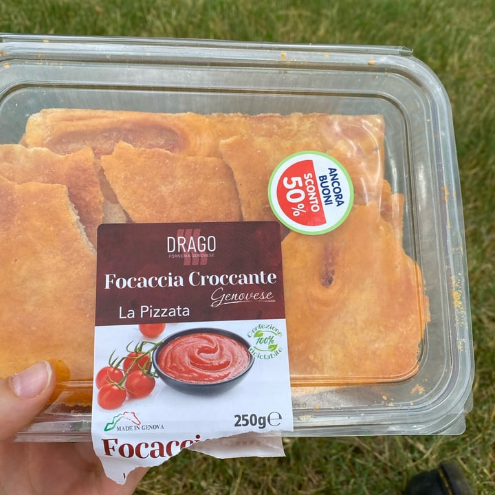 photo of Drago Focaccia Croccante La Pizzata shared by @kikkagi on  29 Jun 2022 - review