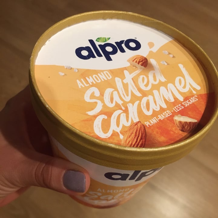 review photo of Alpro Almond Salted Caramel Ice Cream shared by @lucy90 on 01 Oct 2021 - review