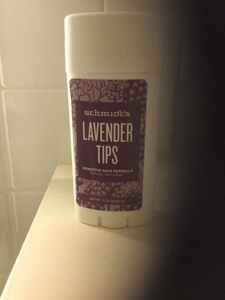 photo of Schmidt's Lavender + Sage Deodorant Stick shared by @twillis5 on  09 Aug 2019 - review
