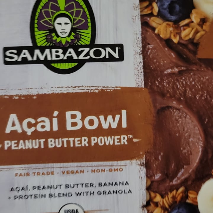 photo of Sambazon Peanut Butter Power shared by @1mostlyvegan on  27 Sep 2021 - review