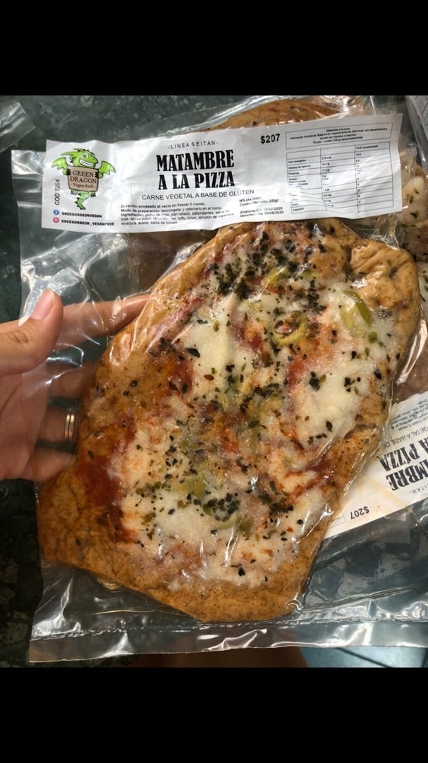 photo of Green Dragon - Vegan food Matambre a la pizza shared by @wandadeluca on  10 Jun 2020 - review