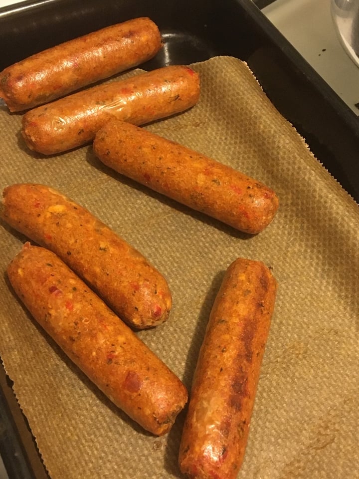 photo of Plant Menu Red pepper & butternut squash sausages shared by @hollydylan on  11 Feb 2020 - review
