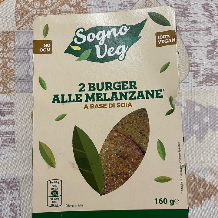 photo of Sogno veg 2 burger alle melanzane shared by @saracarenza on  22 Sep 2022 - review