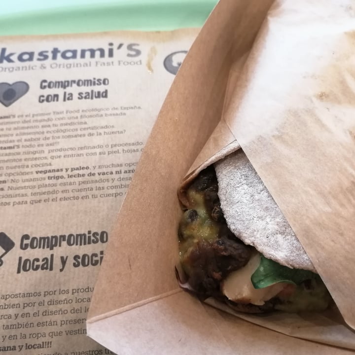 photo of Kastami's Wrap Veganos shared by @lepr on  20 Oct 2021 - review