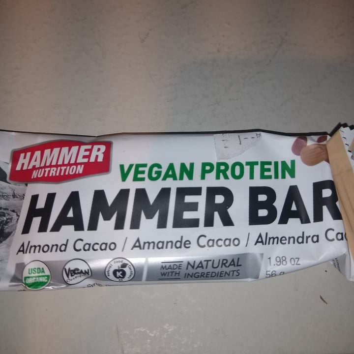 photo of Hammer nutrition Vegan Protein Vegan protein hammer bar shared by @danielamendoza on  02 Jun 2021 - review