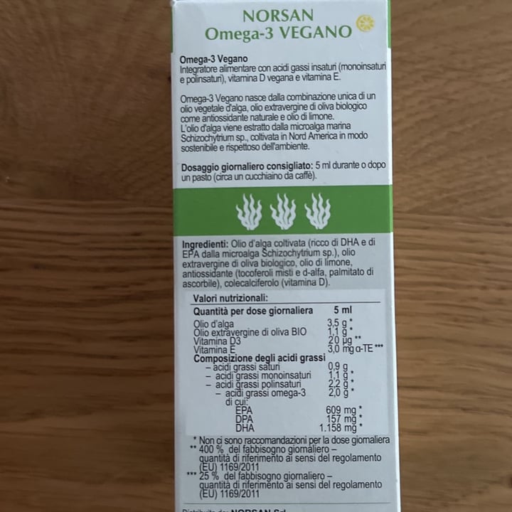 photo of Norsan Omega-3 Vegan shared by @aquafaba89 on  01 Dec 2022 - review