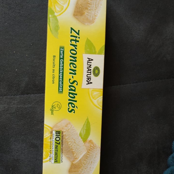 photo of Alnatura Zitronen Sables shared by @cleta on  13 Jun 2022 - review