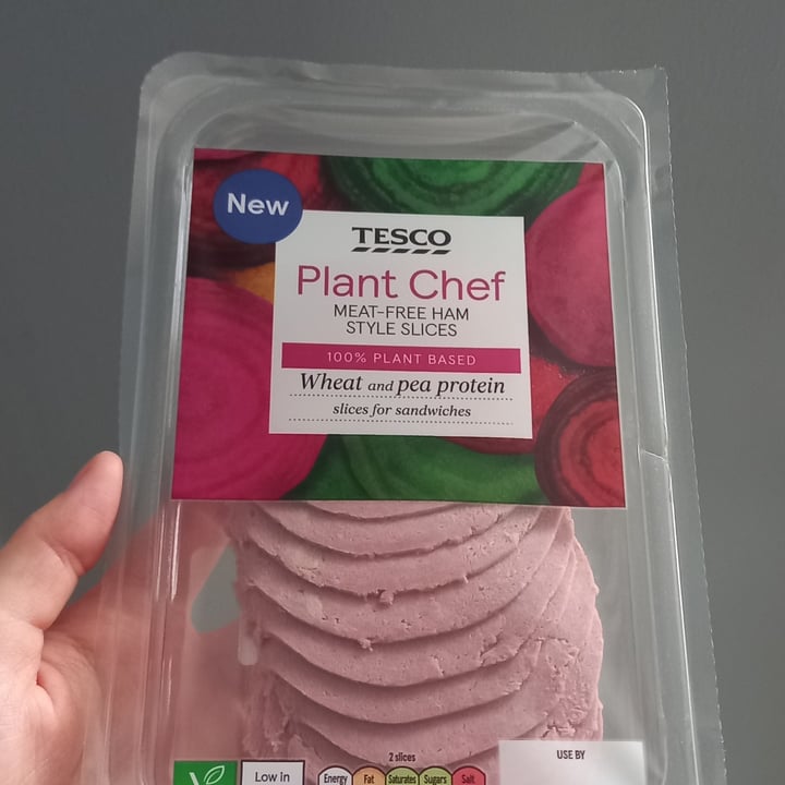 photo of Tesco Plant Chef Meat free ham style slices shared by @emmabradley on  23 Sep 2021 - review