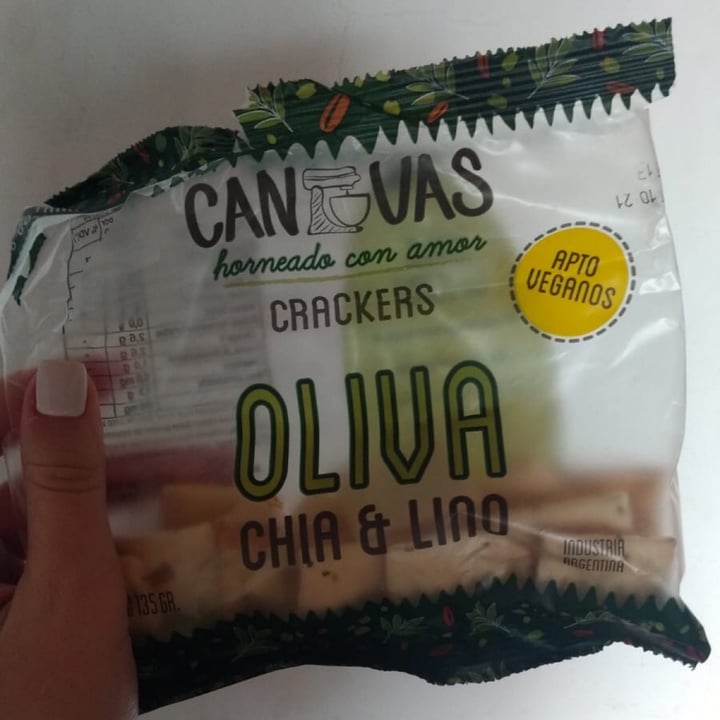 photo of Canvas Crackers De Oliva Chía Y Lino shared by @milimtn on  11 Aug 2021 - review