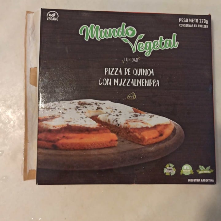 photo of Mundo Vegetal Pizza Congelada shared by @meremita on  14 May 2022 - review