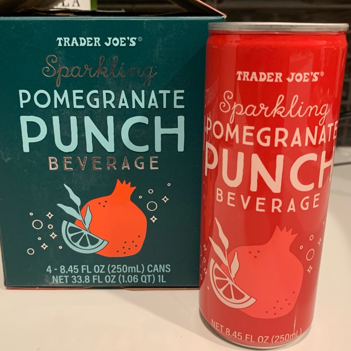 Trader Joe's Sparkling Pomegranate Punch Beverage Reviews abillion