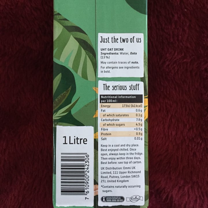 review photo of beleaf Oat Milk shared by @danicarmo11 on 13 Feb 2021 - review