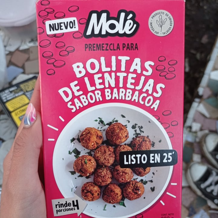 photo of Molé Premezcla para bolitas de lentejas sabor barbacoa shared by @marialuzhernandez on  25 Sep 2021 - review