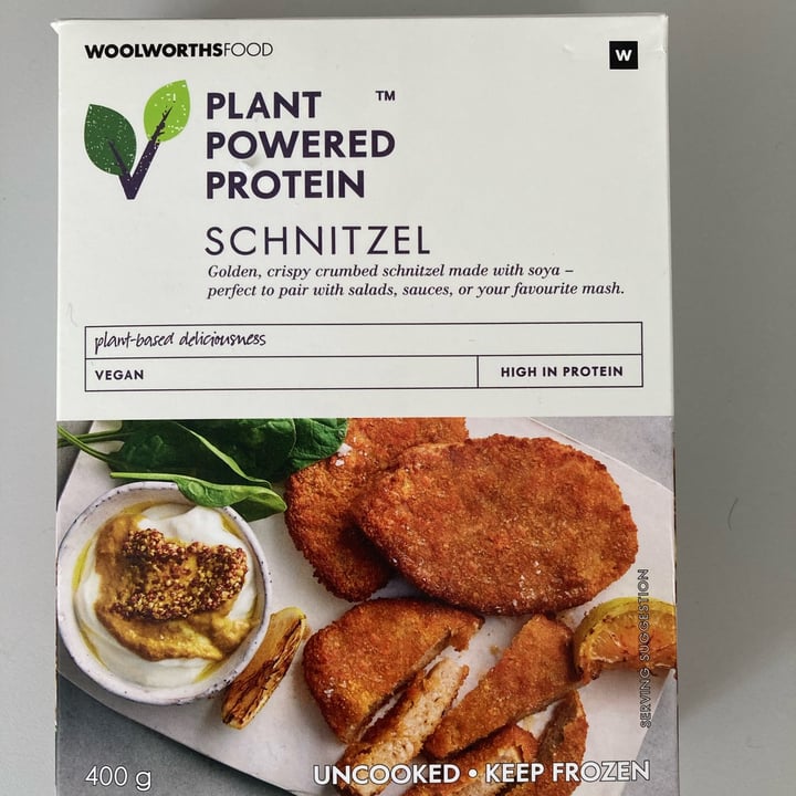 photo of Woolworths Food Woolworths Plant Powered Schnitzel shared by @ctfloof on  04 Oct 2022 - review