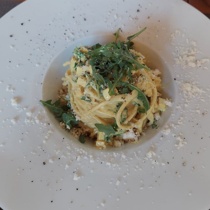 photo of Il Giardino - green restaurant Spaghetti Alla Carbonara Vegetale shared by @dargina90 on  04 Aug 2022 - review