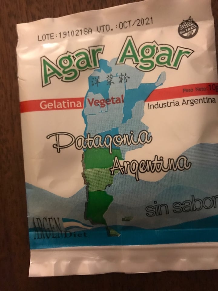 photo of Patagonia Argentina Agar Agar Gelatina Vegetal shared by @gabbyta on  26 Feb 2020 - review