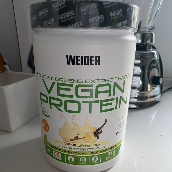 photo of Weider Vegan Protein (Vanilla) shared by @paulamayool on  05 Dec 2020 - review