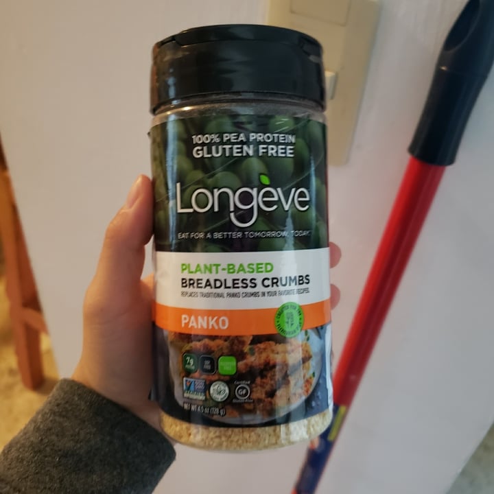 photo of Longeve Plant based breadless crumbs shared by @rebecalozano on  22 Apr 2021 - review