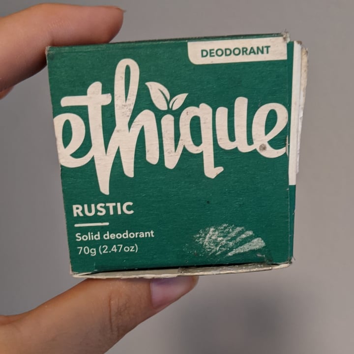 photo of Ethique Rustic Solid Deodorant shared by @brookeandbuddy on  12 Jun 2021 - review