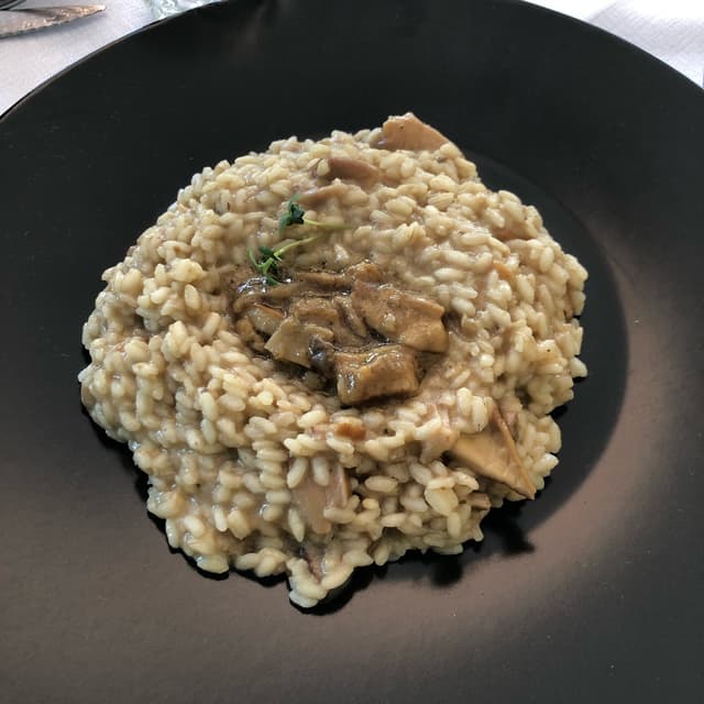 Foto del plato “Risotto con funghi porcini”