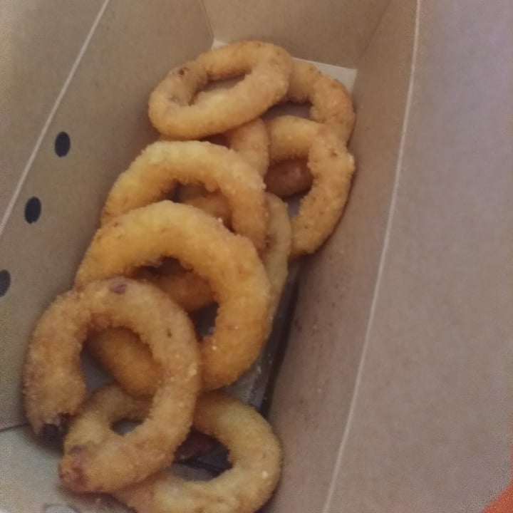 photo of A Burgers: Dirty Vegan Burgers (Delivery only) Onion rings shared by @astoria on  16 Feb 2021 - review