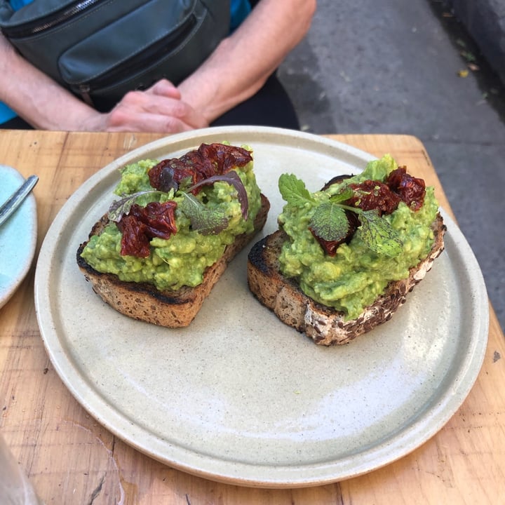 photo of Let it V - Vegan Sushi Focaccia avo-toast shared by @juliaarena on  16 Jan 2021 - review
