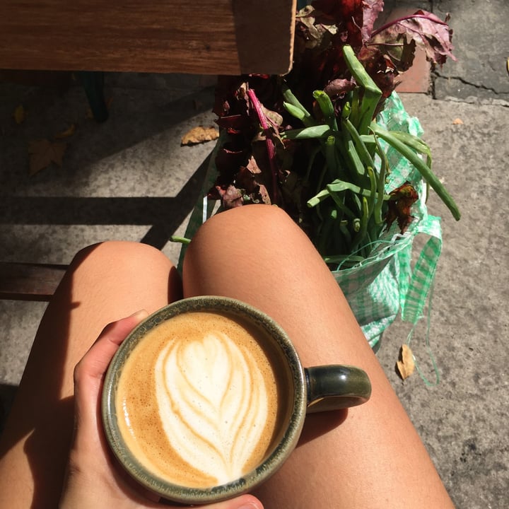 review photo of Vive Café Latte con leche de almendras shared by @garciaevelyn on 01 May 2021 - review