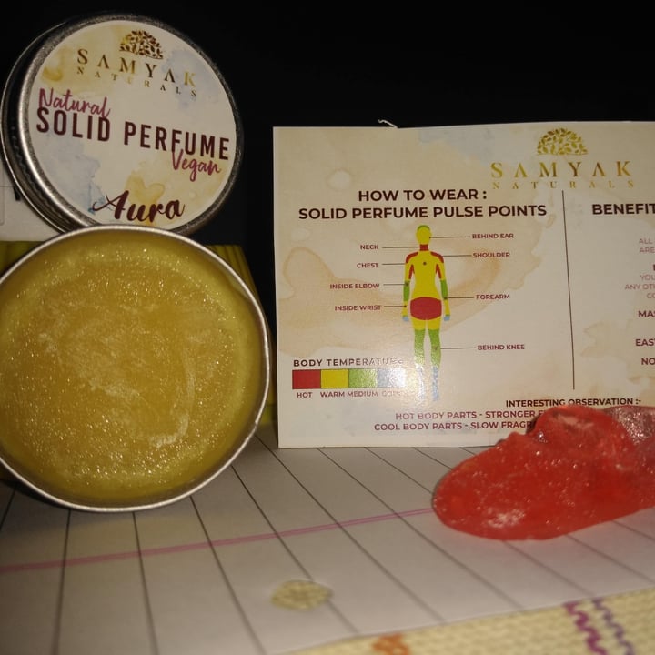 photo of Samyak naturals Solid Perfume shared by @anjunj on  25 Mar 2021 - review