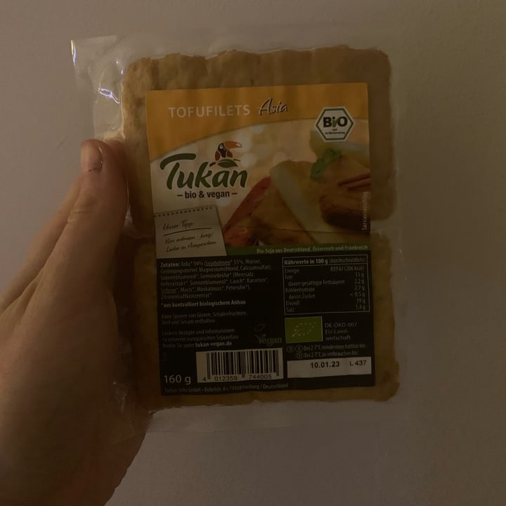 photo of Tukan Tofufilets asia shared by @veganbypauline on  10 Nov 2022 - review