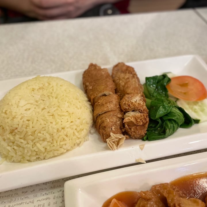 photo of Vegetarian Express Cafe Roasted Chicken Rice shared by @applepancakes on  26 Oct 2020 - review