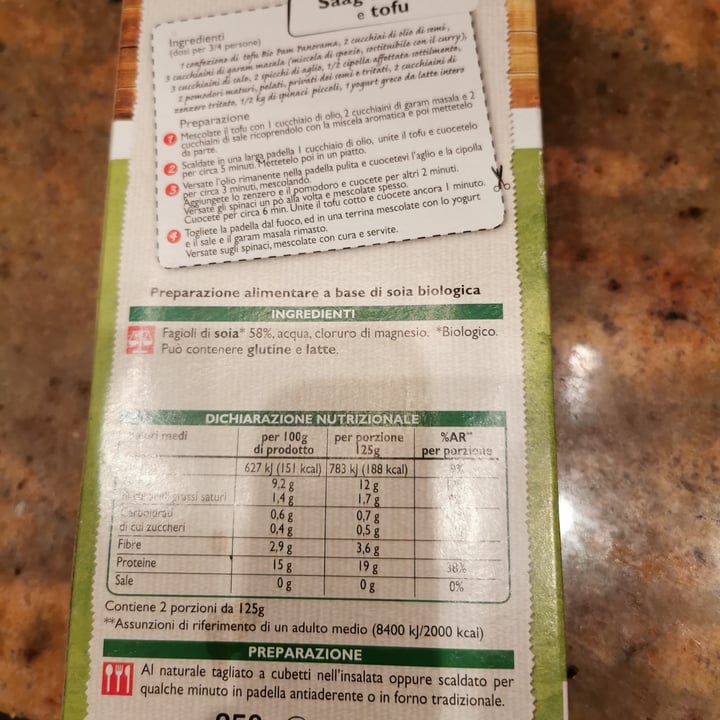 review photo of Bio pam e panorama Tofu al naturale shared by @jumbino on 15 Jul 2022 - review