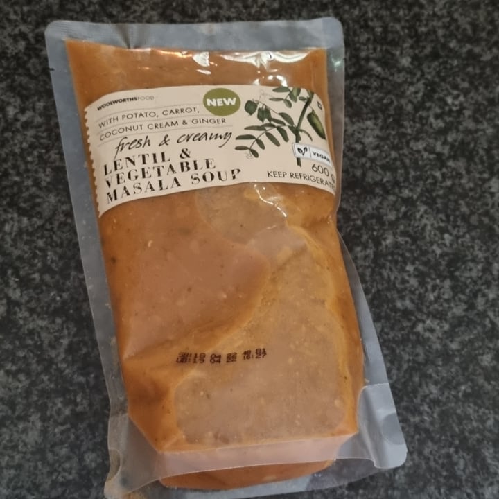 photo of Woolworths Food Lentil & Vegetable Masala Soup shared by @sunshineyum on  09 Apr 2022 - review