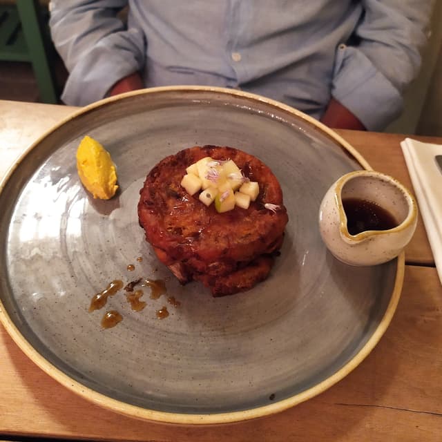 Photo of the dish “pancake di kimchi”