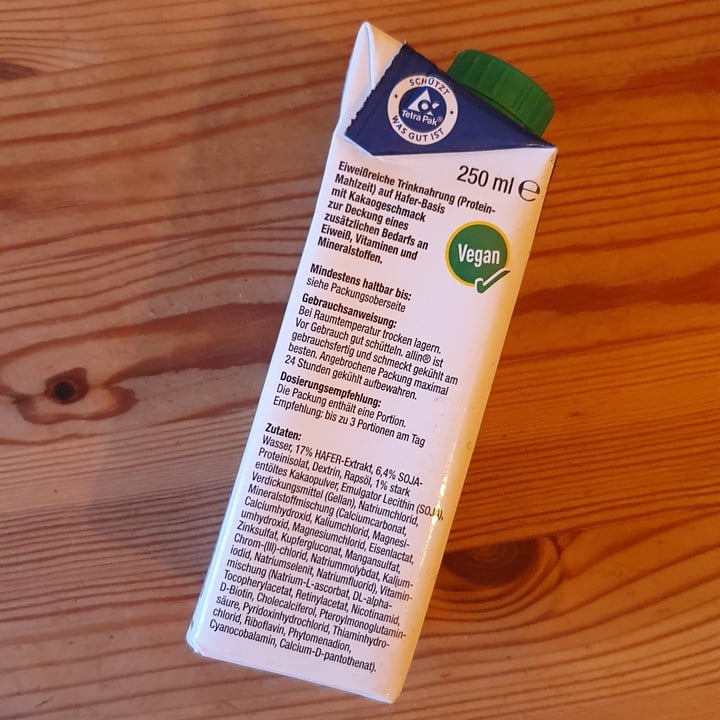 review photo of Allin Hafer-Protein-Mahlzeit schoko shared by @jlnfchs on 11 Aug 2021 - review