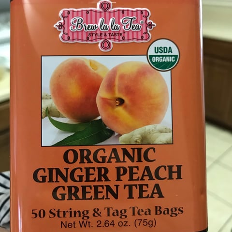 Brew la la tea Organic ginger peach green tea Reviews