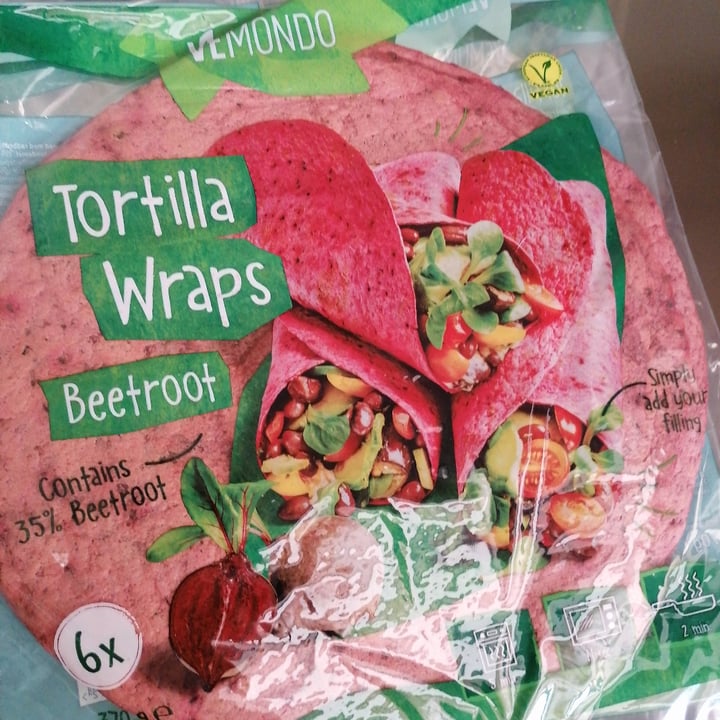 Vemondo Tortilla Wraps Beetroot Review abillion