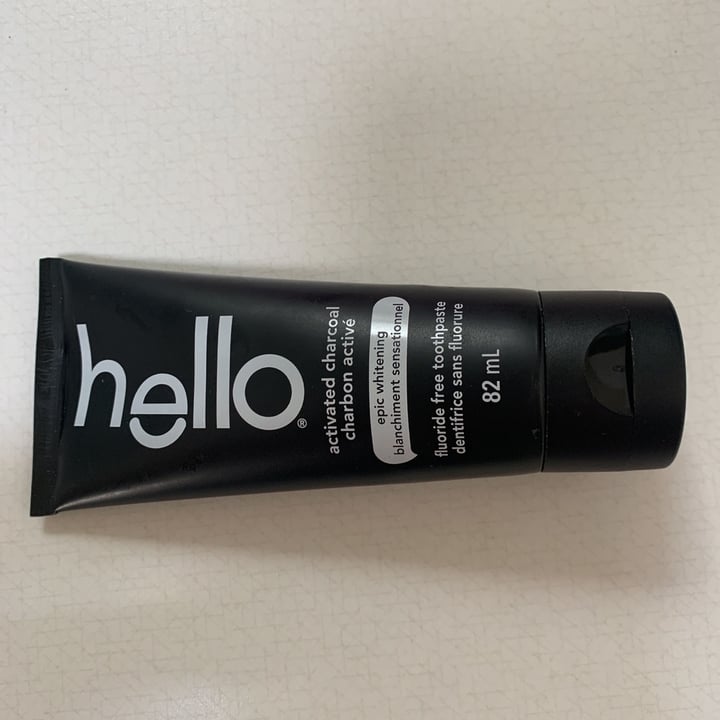 photo of Hello Activated Charcoal Epic Whitening Flouride Free Toothpaste shared by @pedroaguiar21 on  24 Jun 2021 - review