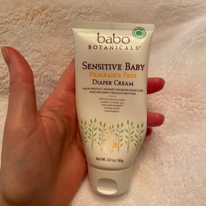 review photo of Babo Botanicals Sensitive Baby Fragrance Free Diaper Cream shared by @jhill1123 on 31 Mar 2020 - review