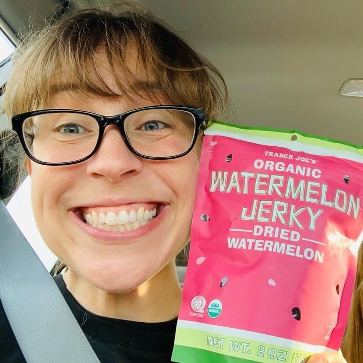 photo of Trader Joe's Organic Watermelon Jerky shared by @allhess on  11 Oct 2021 - review