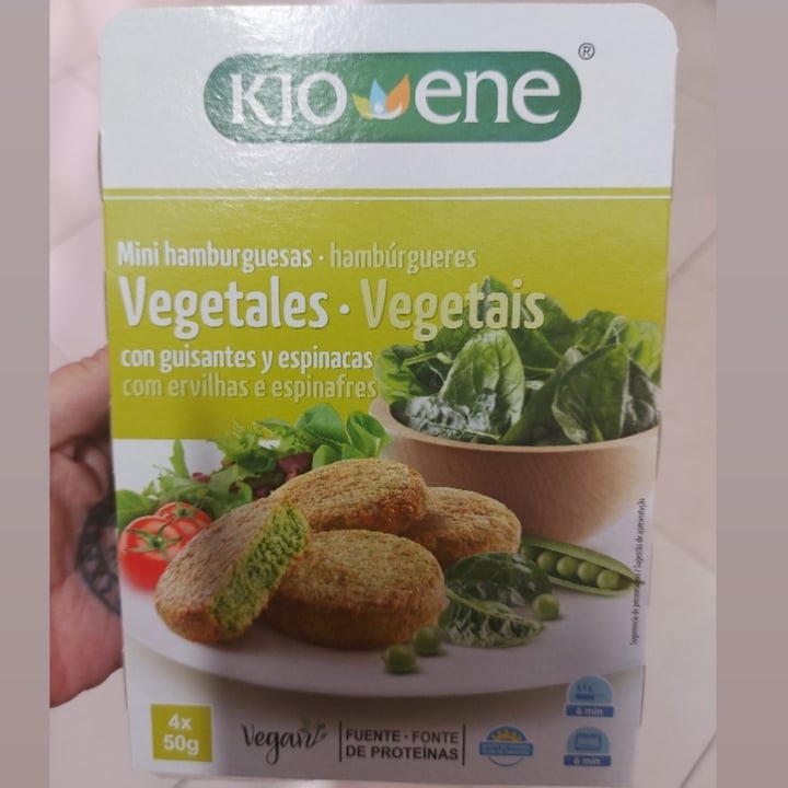 photo of Kioene Mini hamburguesas de guisantes y espinacas shared by @annieluciferian on  18 Aug 2021 - review