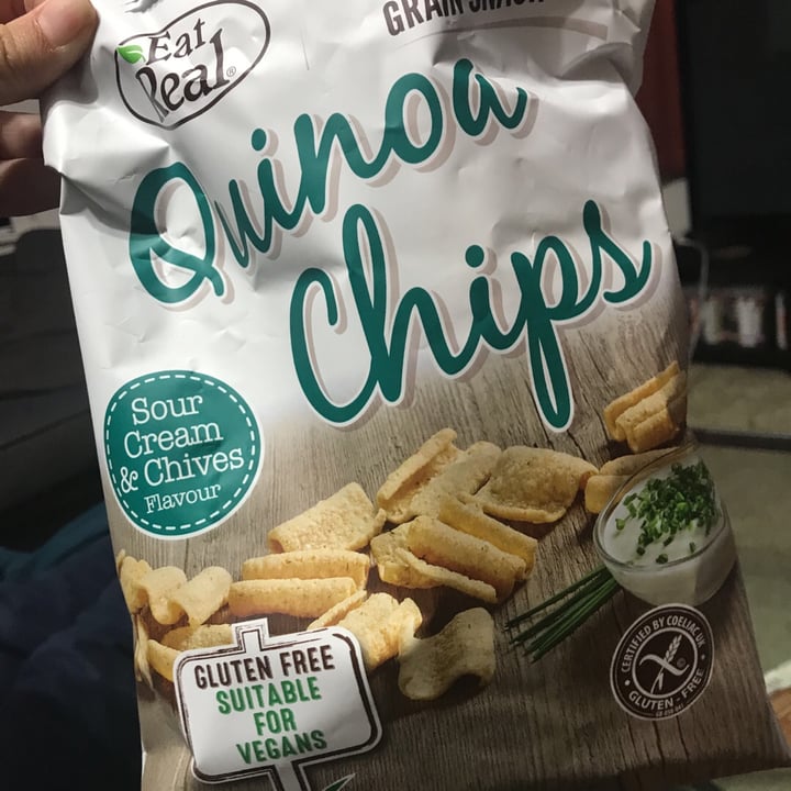 photo of Eat Real Sour Cream and Chives Quinoa Chips shared by @lise on  16 May 2019 - review
