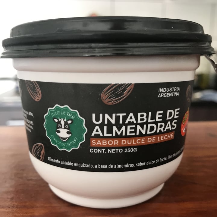 photo of Felices Las Vacas Untable de Almendras sabor Dulce de Leche shared by @aluhcibag84 on  05 Sep 2020 - review