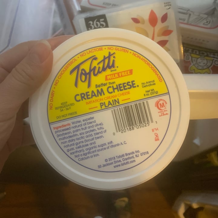photo of Tofutti Better Than Cream Cheese shared by @karenmichel on  25 Dec 2020 - review
