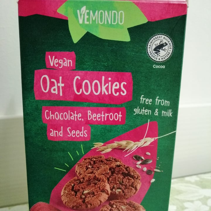 photo of Vemondo Vegan Oat Cookies Chocolate, Beetroot and Seeds shared by @ogygya on  10 Dec 2021 - review