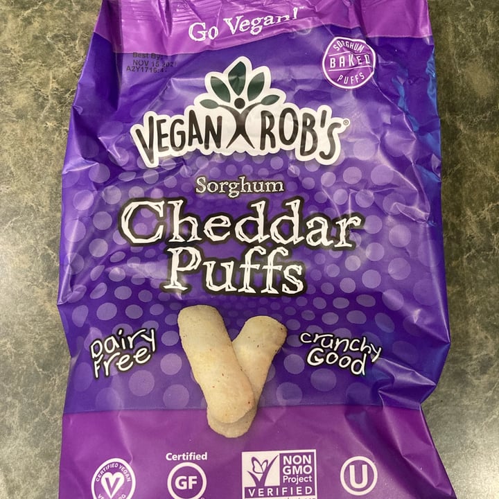 photo of Vegan Rob's Cheddar Puffs shared by @tammydillon on  13 Oct 2021 - review