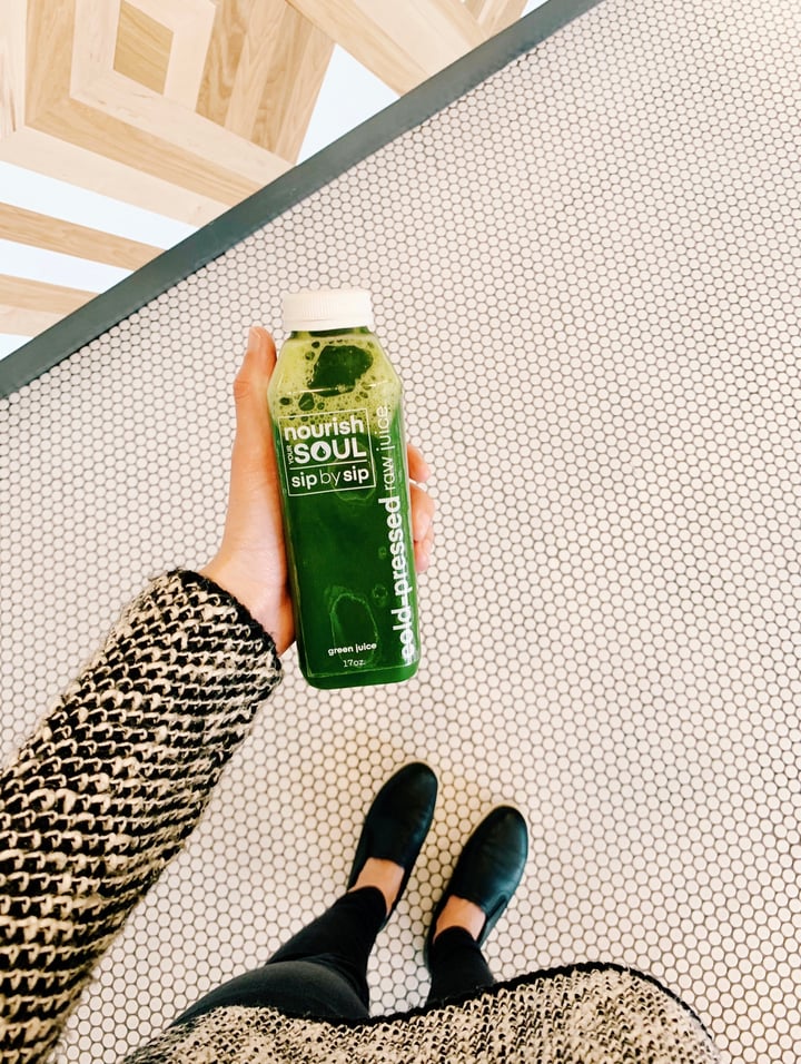 photo of Nourish Your Soul Green Juice shared by @bshade on  02 Apr 2020 - review