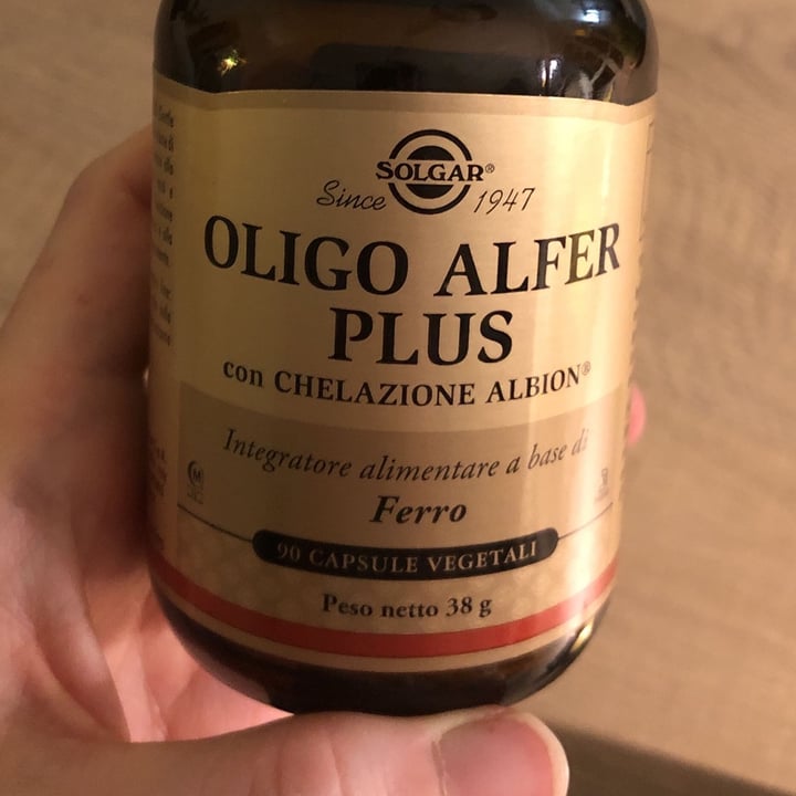 photo of Solgar Oligo Alfer Plus shared by @infermieragreen on  27 Nov 2021 - review